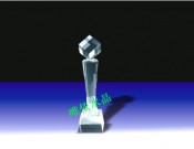 方体水晶奖杯 zy-029